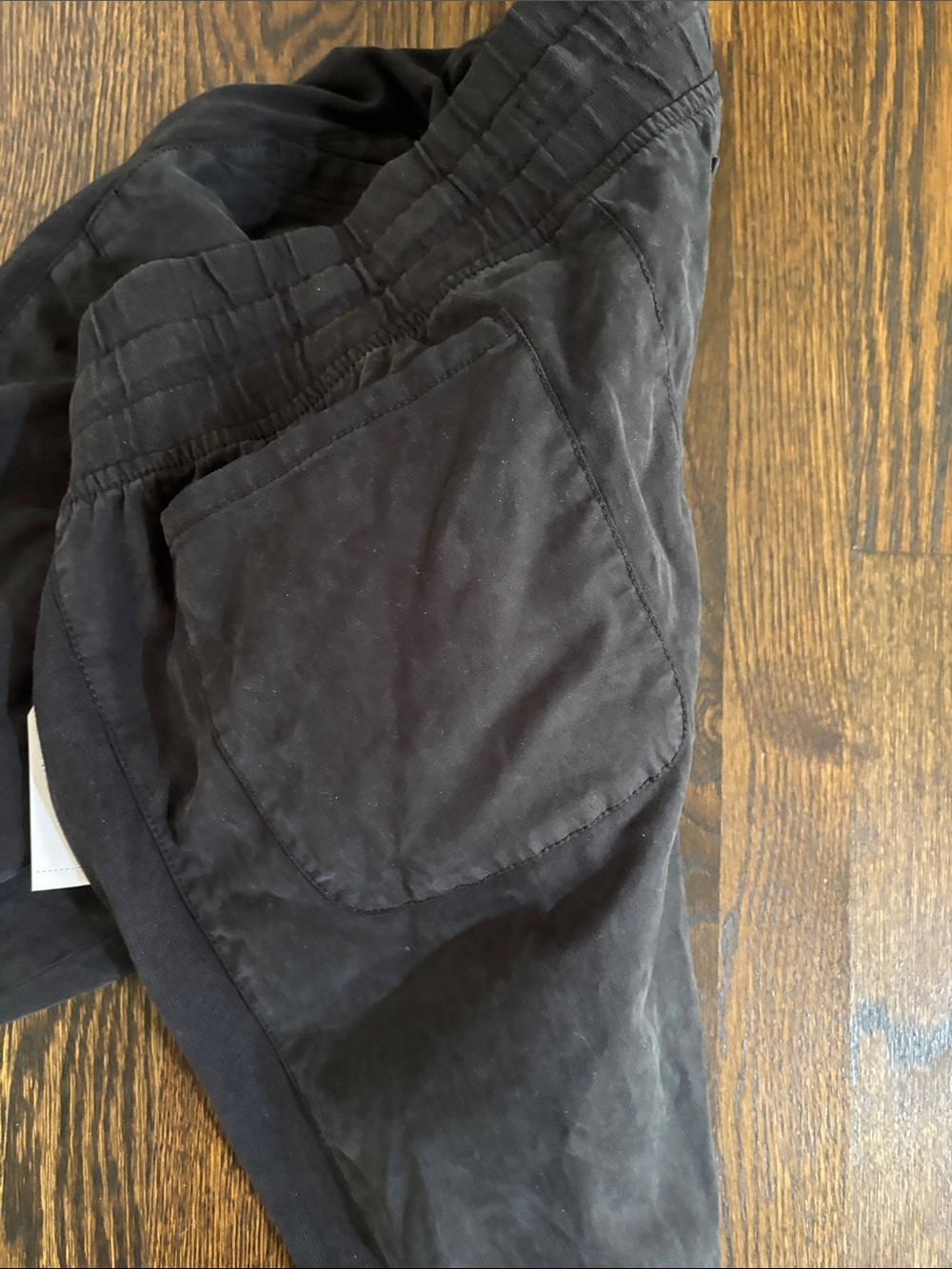Women’s Black Drawstring Jogger Pants - Picture 4 of 5